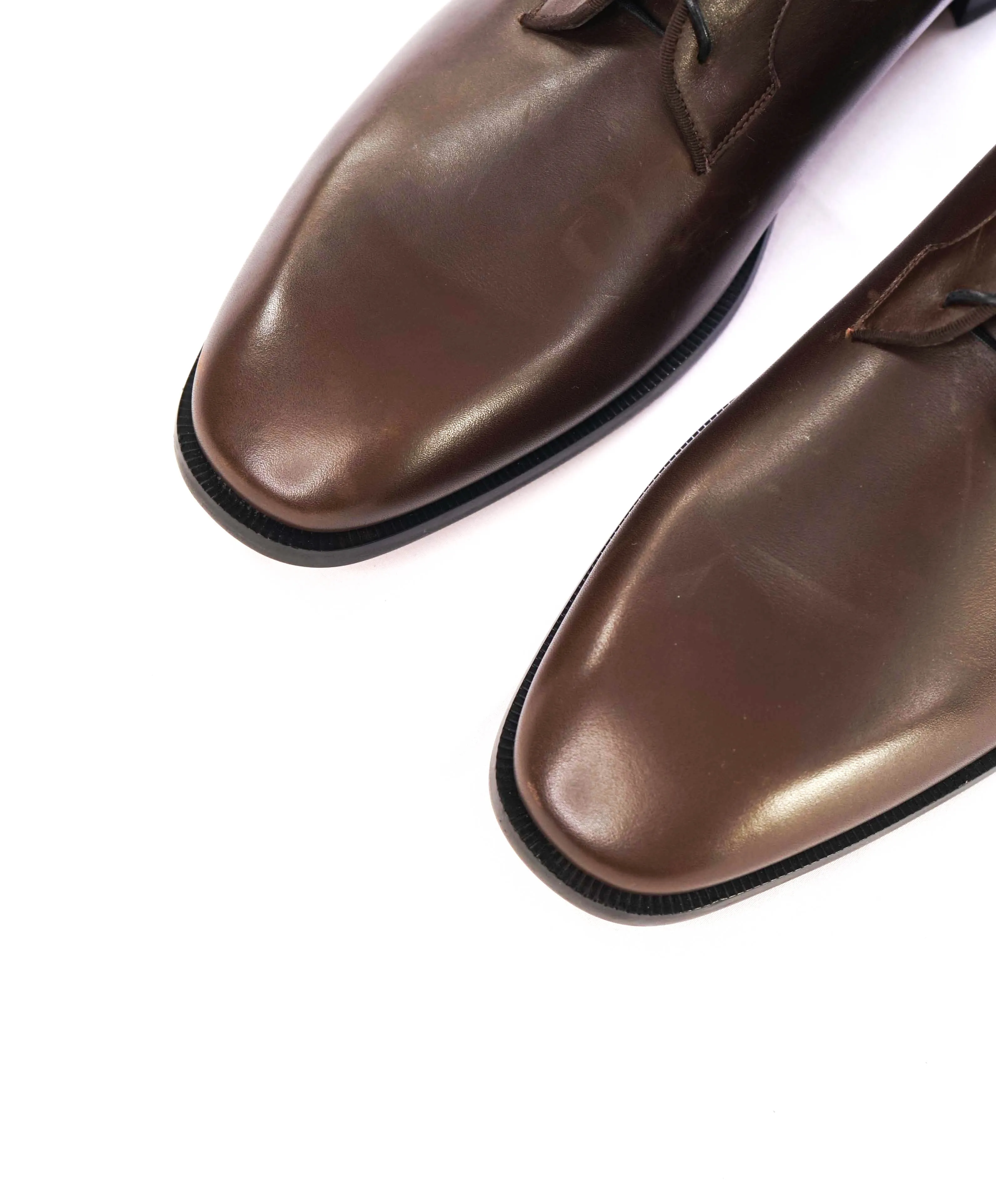 $1,250 CHRISTIAN LOUBOUTIN - Brown Iconic Lace-Up Oxfords - 13 US (46EU)