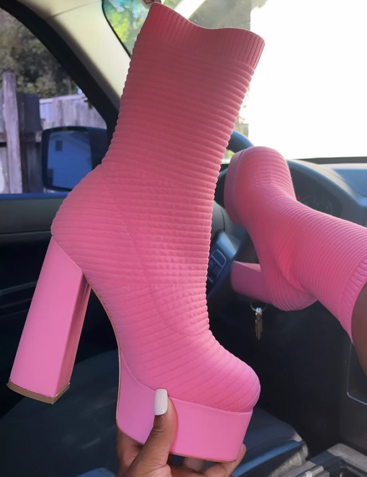 $25 SALE - Single Stack Cherry On Top Pink
