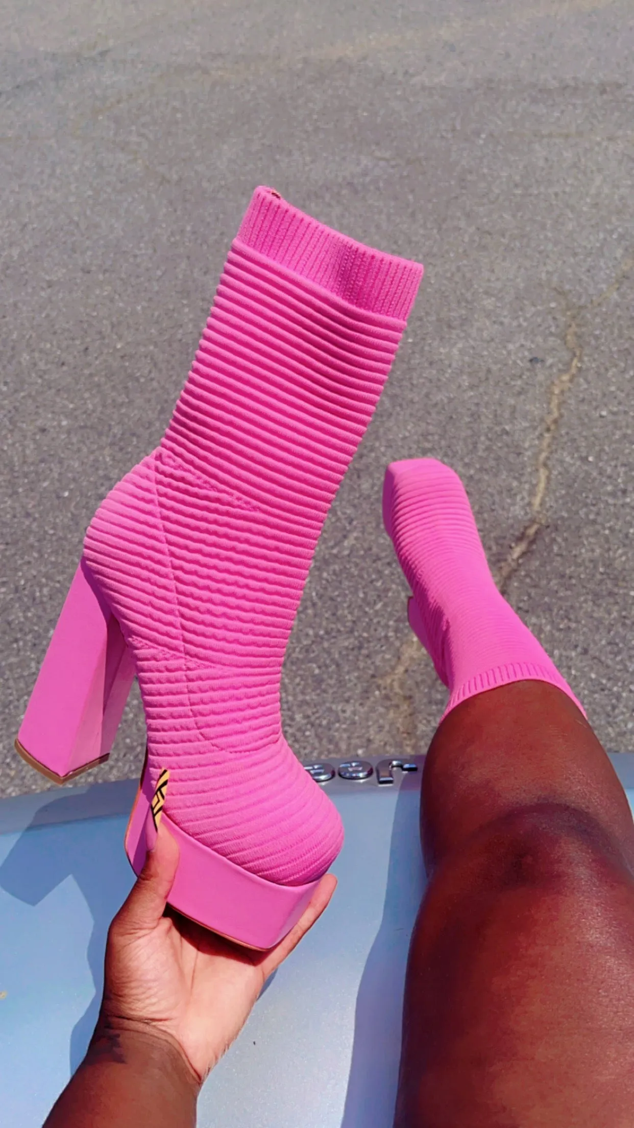 $25 SALE - Single Stack Cherry On Top Pink