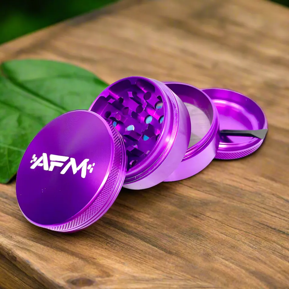 4-Piece AFM Aluminum Herb Grinder