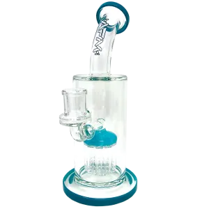 9" AFM Groovy Arm Perc Glass Dab Rig