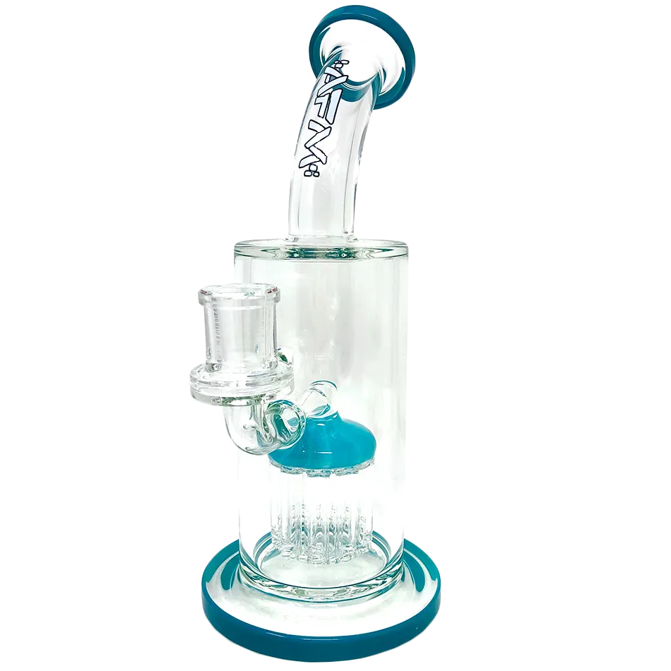 9" AFM Groovy Arm Perc Glass Dab Rig