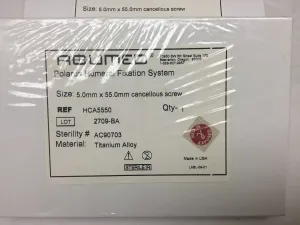 ACUMED 5.0mm x 55.0 mm Cancellous Screw