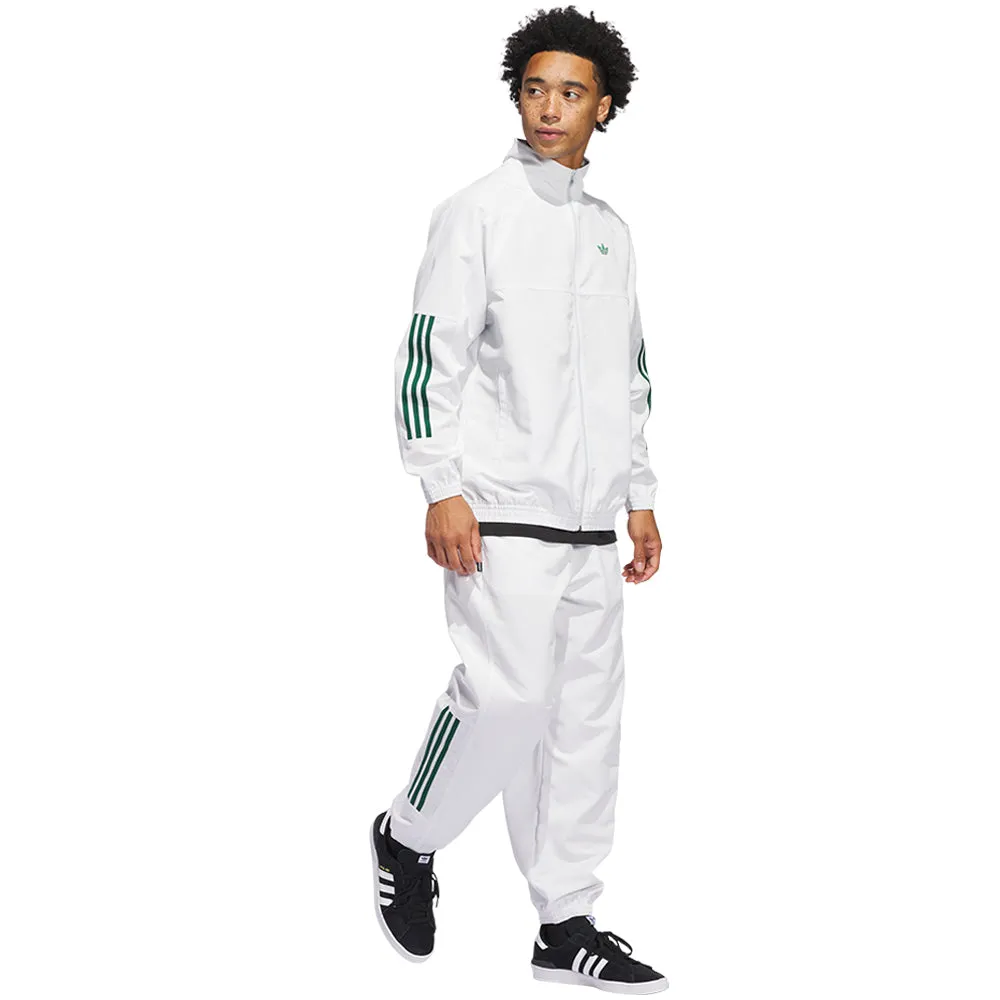 Adidas Gatsele Track Pants Crystal White/Dark Green