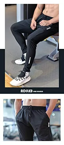 ADILEE Men's Regular Fit Track pants(trackpants black/large_Black_Large)
