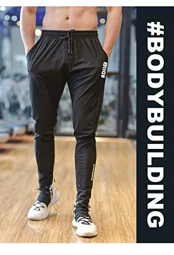 ADILEE Men's Regular Fit Track pants(trackpants black/large_Black_Large)