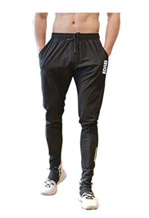 ADILEE Men's Regular Fit Track pants(trackpants black/large_Black_Large)