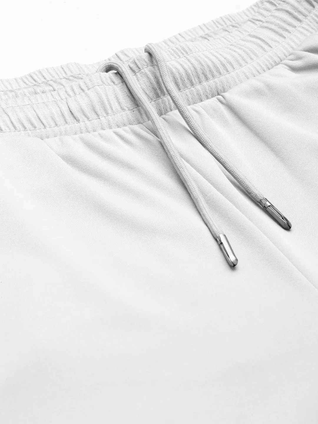 Alcis Men Grey Solid Slim Fit Running Track Pants