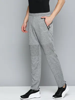 Alcis Men Grey Solid Slim Fit Track Pants