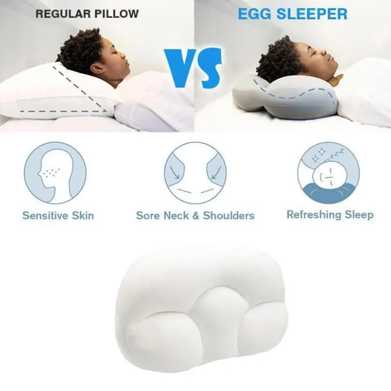 All-round Sleep Memory Foam Soft Orthopedic Egg Pillow