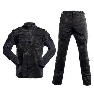 American Camo Outdoor Training Set Wear-resistant Suit