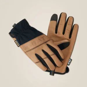 Ariat Mens Flexpro Leather Work Glove Brown Black