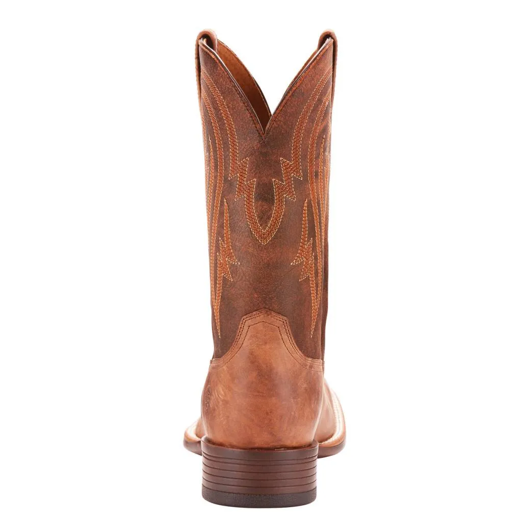 ARIAT MEN'S PLANO WESTERN BOOT - BROWN