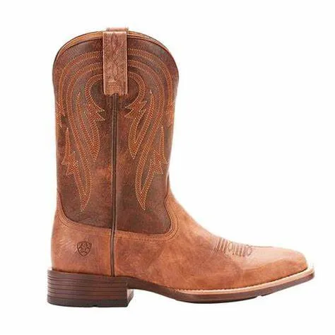 ARIAT MEN'S PLANO WESTERN BOOT - BROWN
