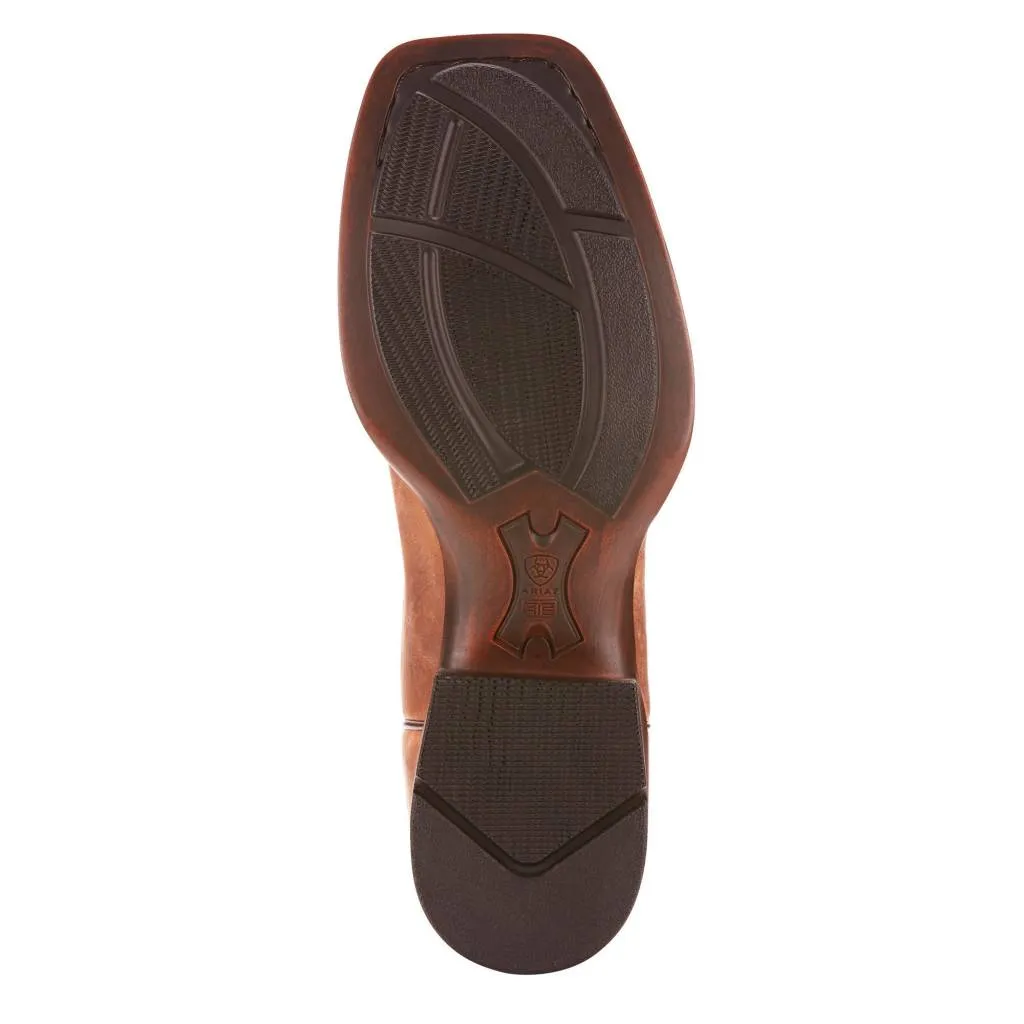 ARIAT MEN'S PLANO WESTERN BOOT - BROWN