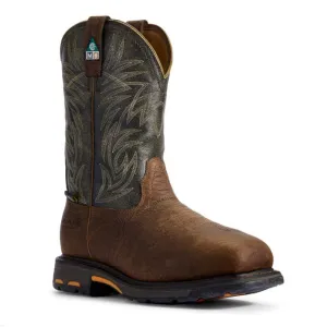 Ariat Men's "WorkHog" CSA MetGuard Composite Toe Cowboy Boot - Ridge Brown