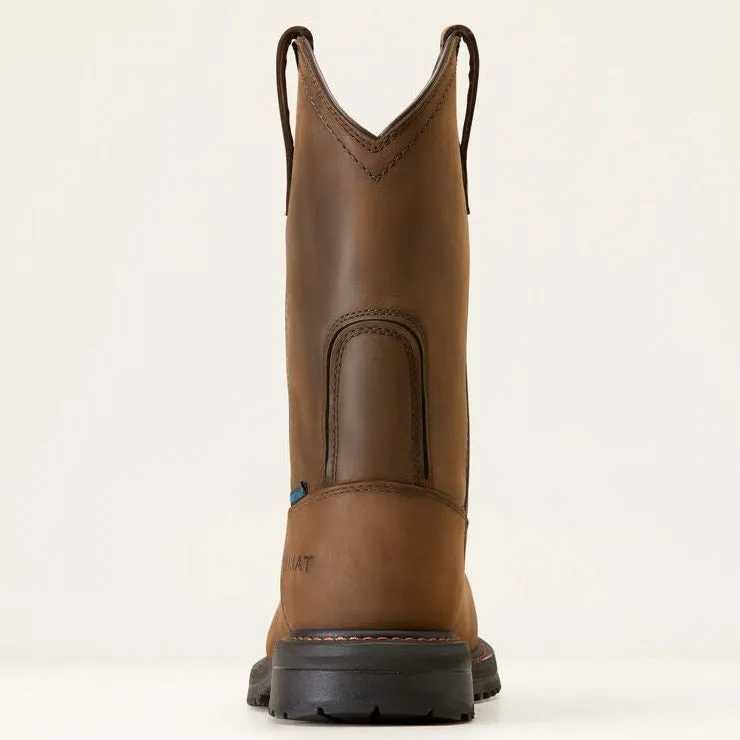 Ariat Men's Rigtek Comp Toe Waterproof Wellington Work Boot -Brown- 10035988