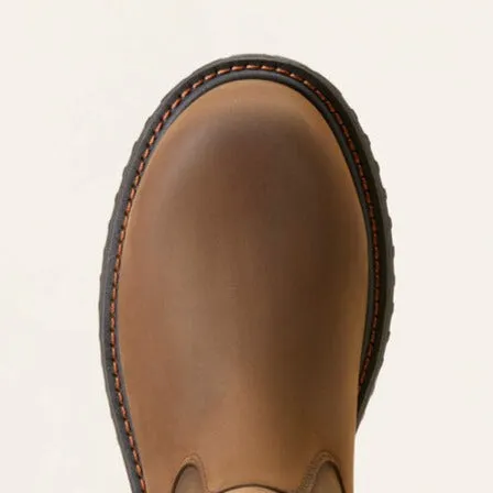Ariat Men's Rigtek Comp Toe Waterproof Wellington Work Boot -Brown- 10035988