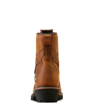 Ariat MNS Logger Shock Shield Waterproof Work Boot/Copper Brown