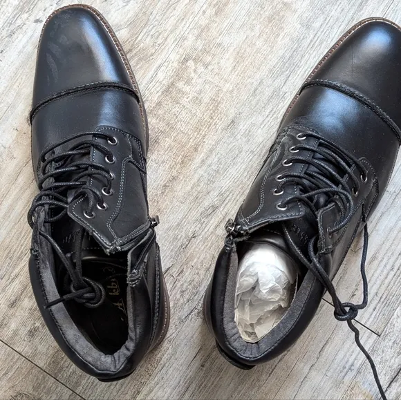 Arkbird Oxfords Ankle Mens Boots size 11.5 black