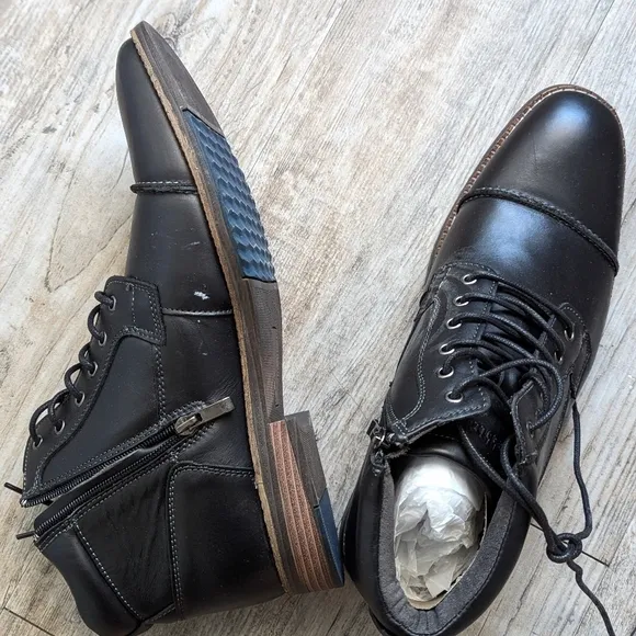 Arkbird Oxfords Ankle Mens Boots size 11.5 black