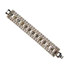 Art Deco Diamante Rhinestone Bracelet