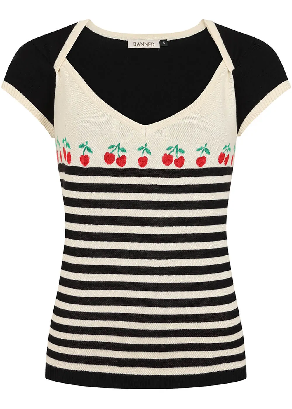 Banned Josie Cherries Jumper Black