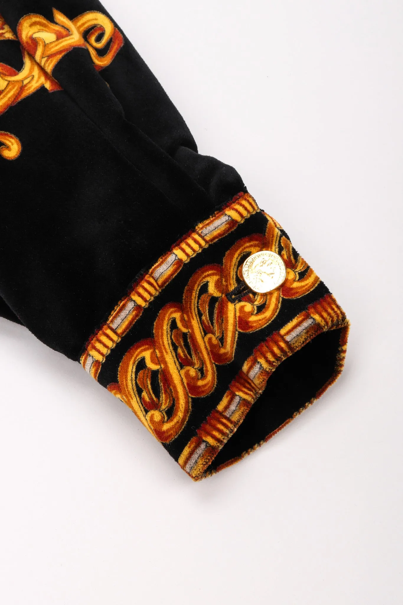 Baroque Velvet Bomber