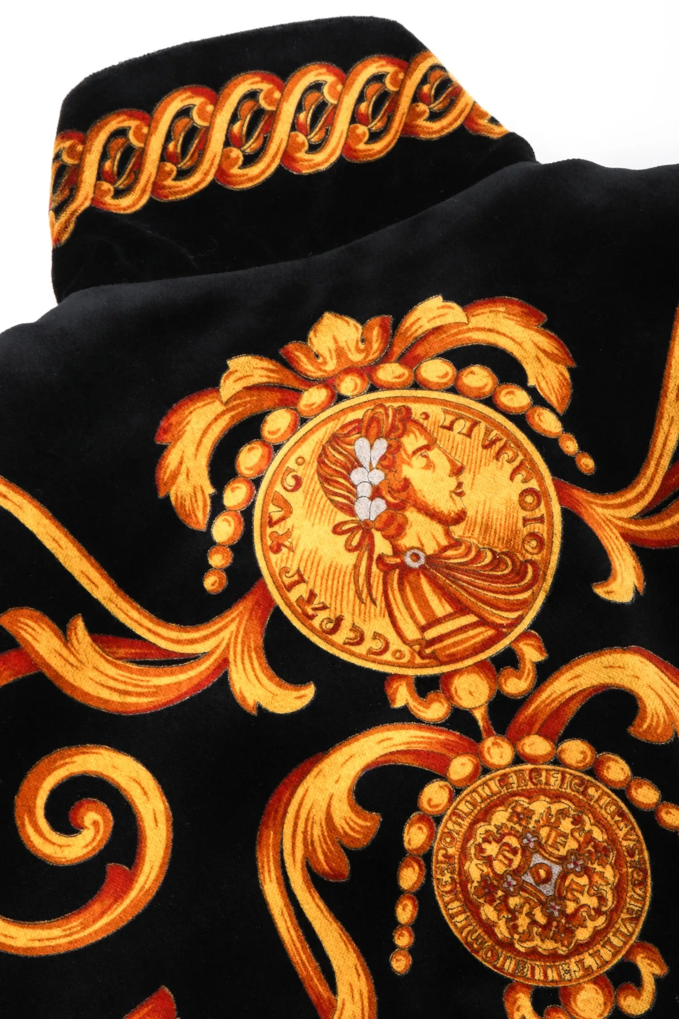 Baroque Velvet Bomber