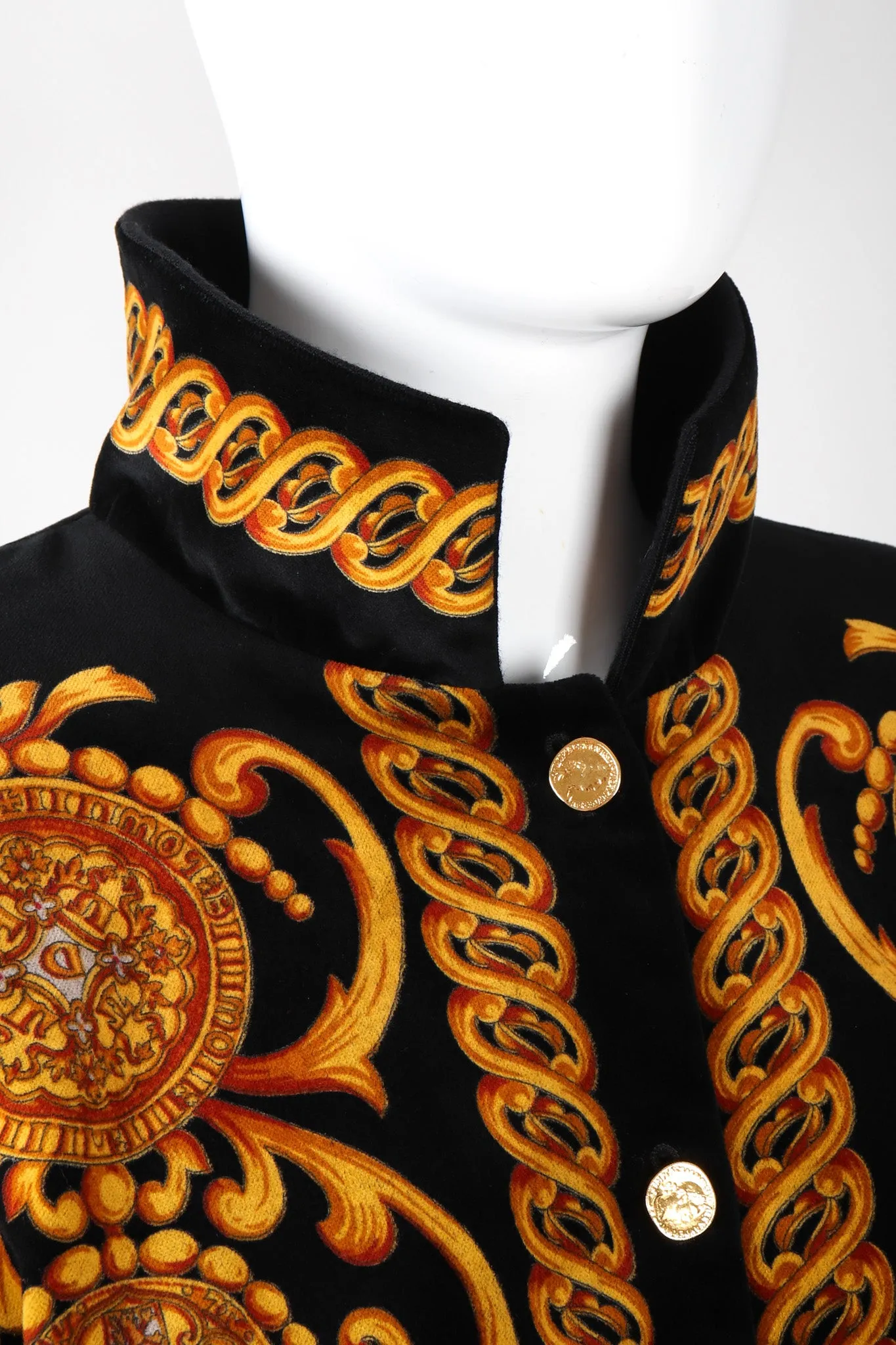 Baroque Velvet Bomber