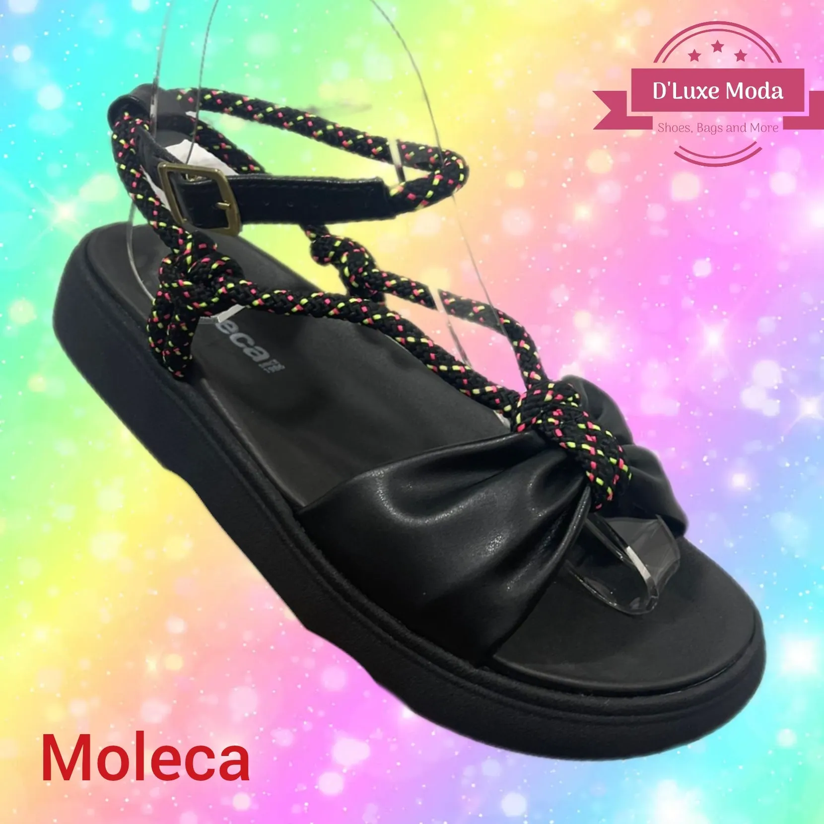 Black Moleca Sandals