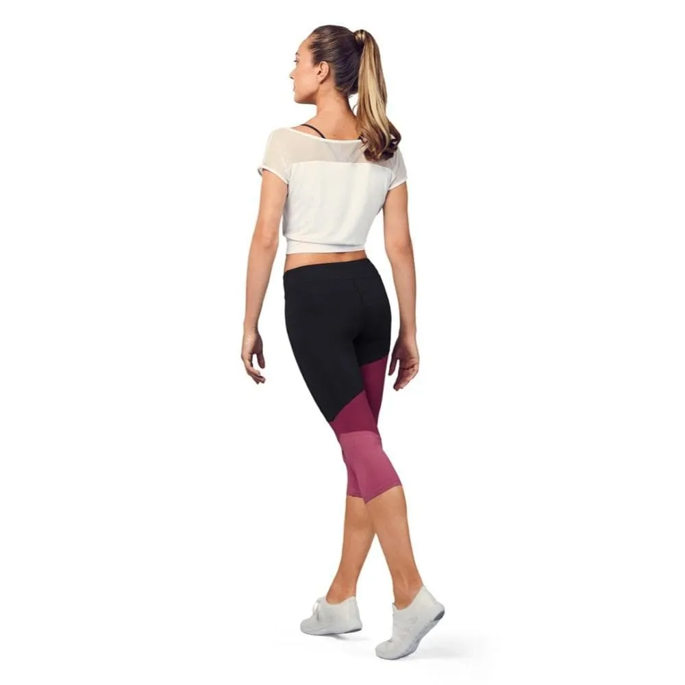 Bloch FT5206 Logo Mesh Crop Top - Adult