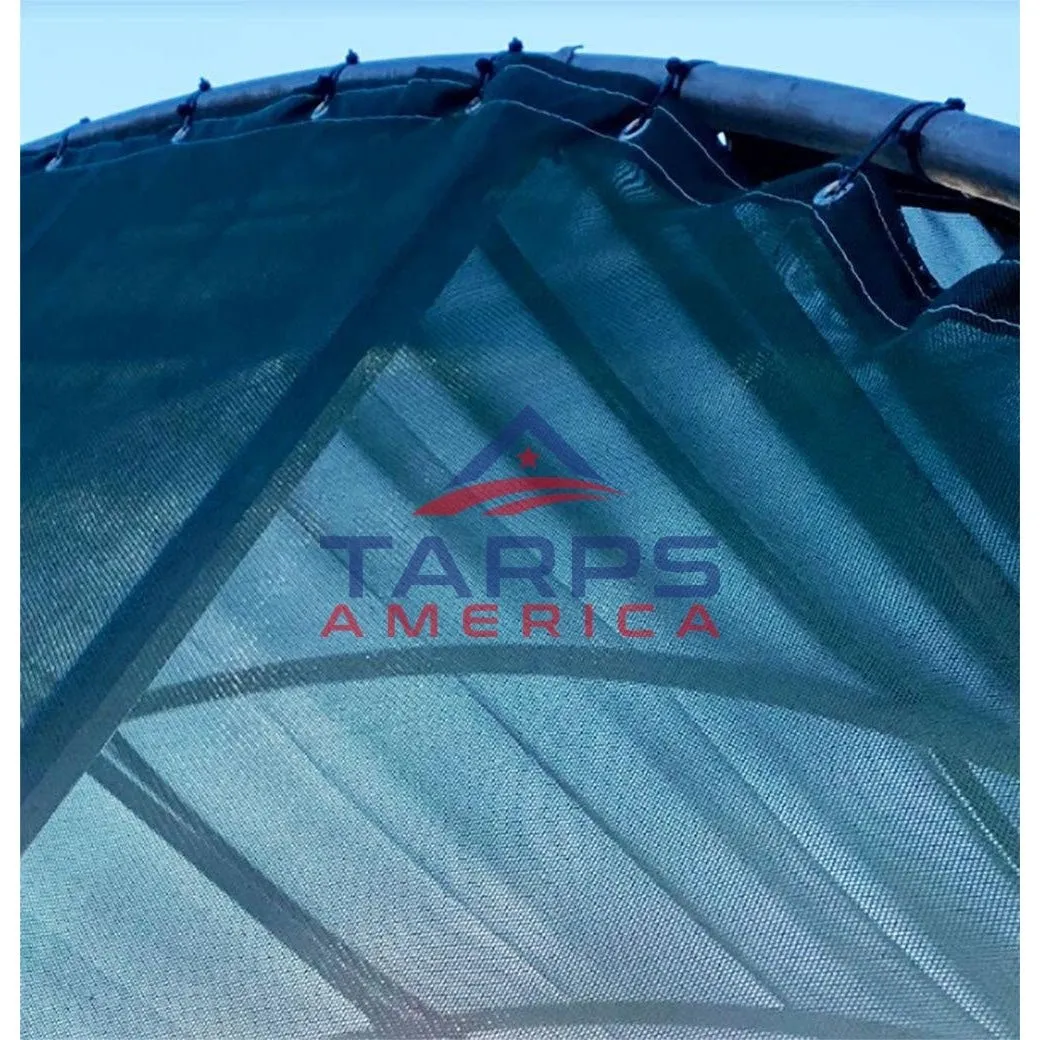 Blue 10 oz. Heavy Duty Vinyl Coated Mesh Tarp by ShadeMax®