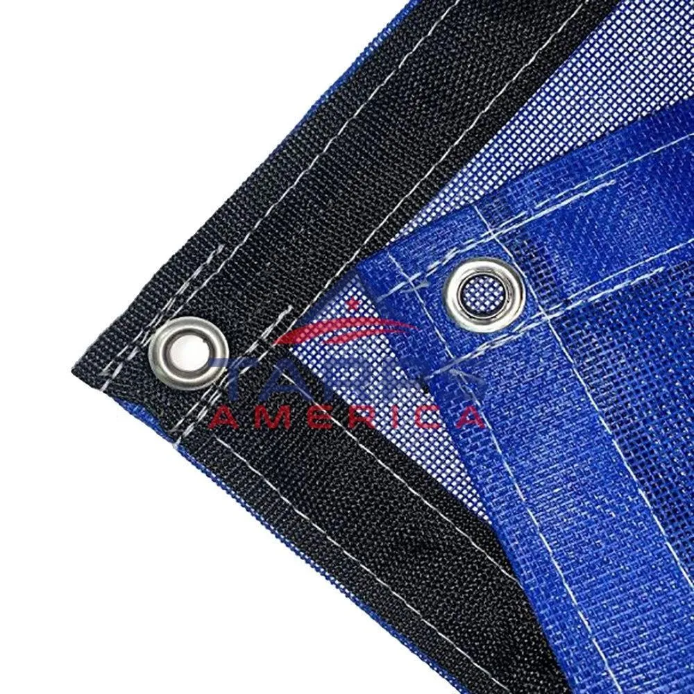 Blue 10 oz. Heavy Duty Vinyl Coated Mesh Tarp by ShadeMax®