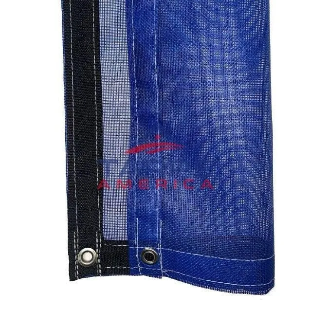 Blue 10 oz. Heavy Duty Vinyl Coated Mesh Tarp by ShadeMax®