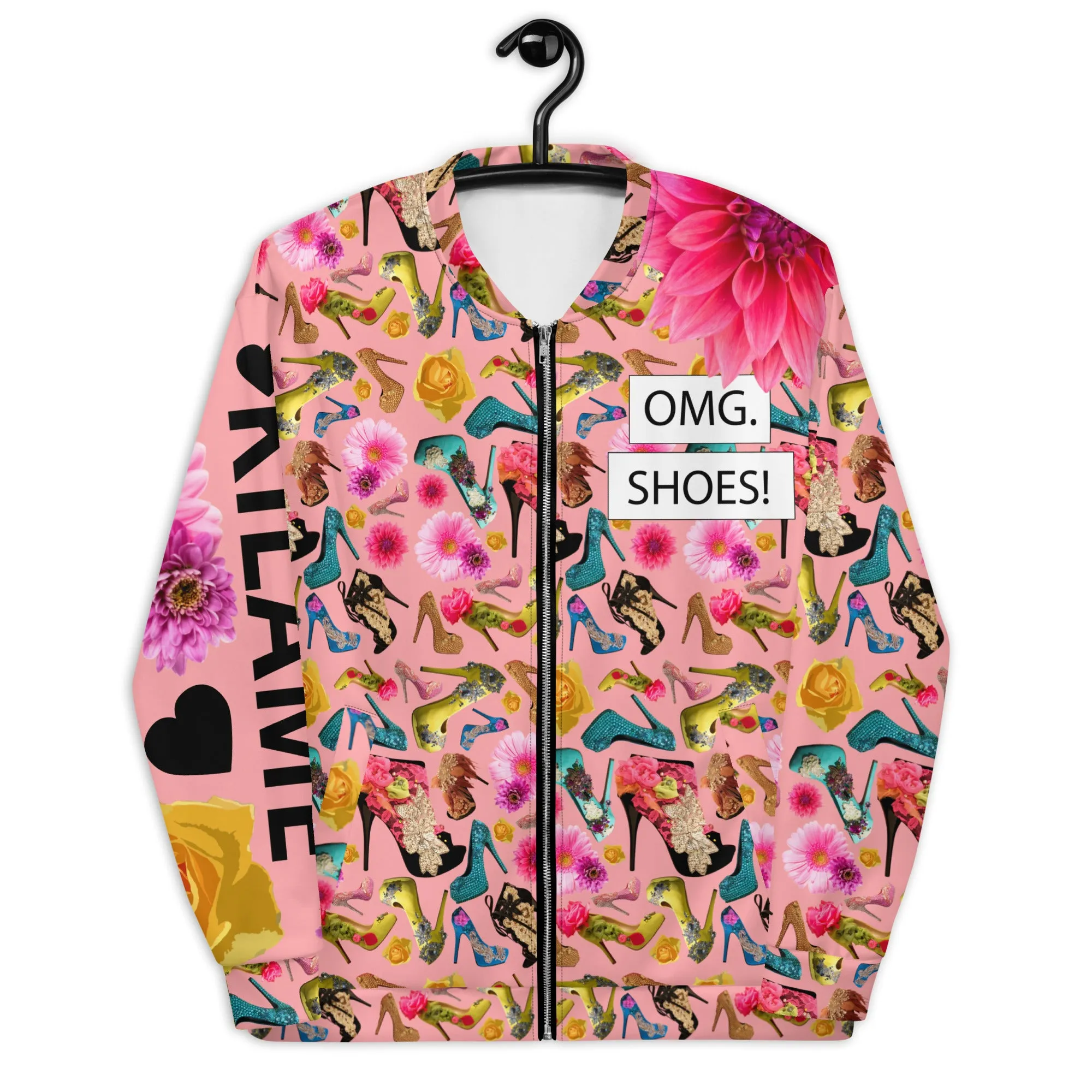 Bomber Jacket 'I close deals in heels'