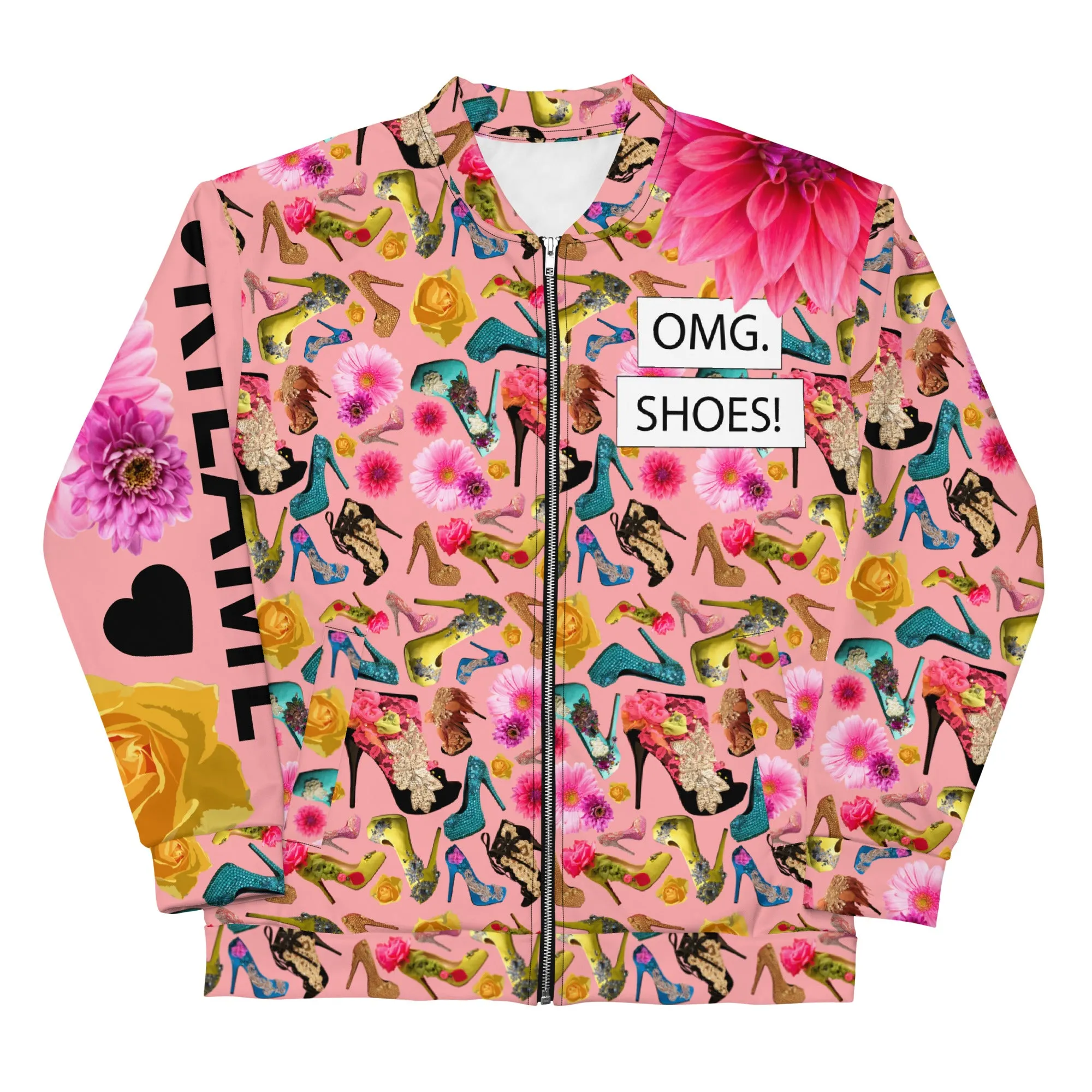 Bomber Jacket 'I close deals in heels'