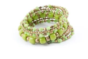Bracelet -Coil-Glass (see colors)