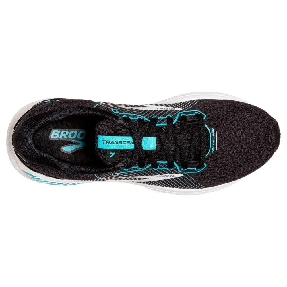 Brooks Transcend 7 (Women's) - Black/Ebony/Blue Bird
