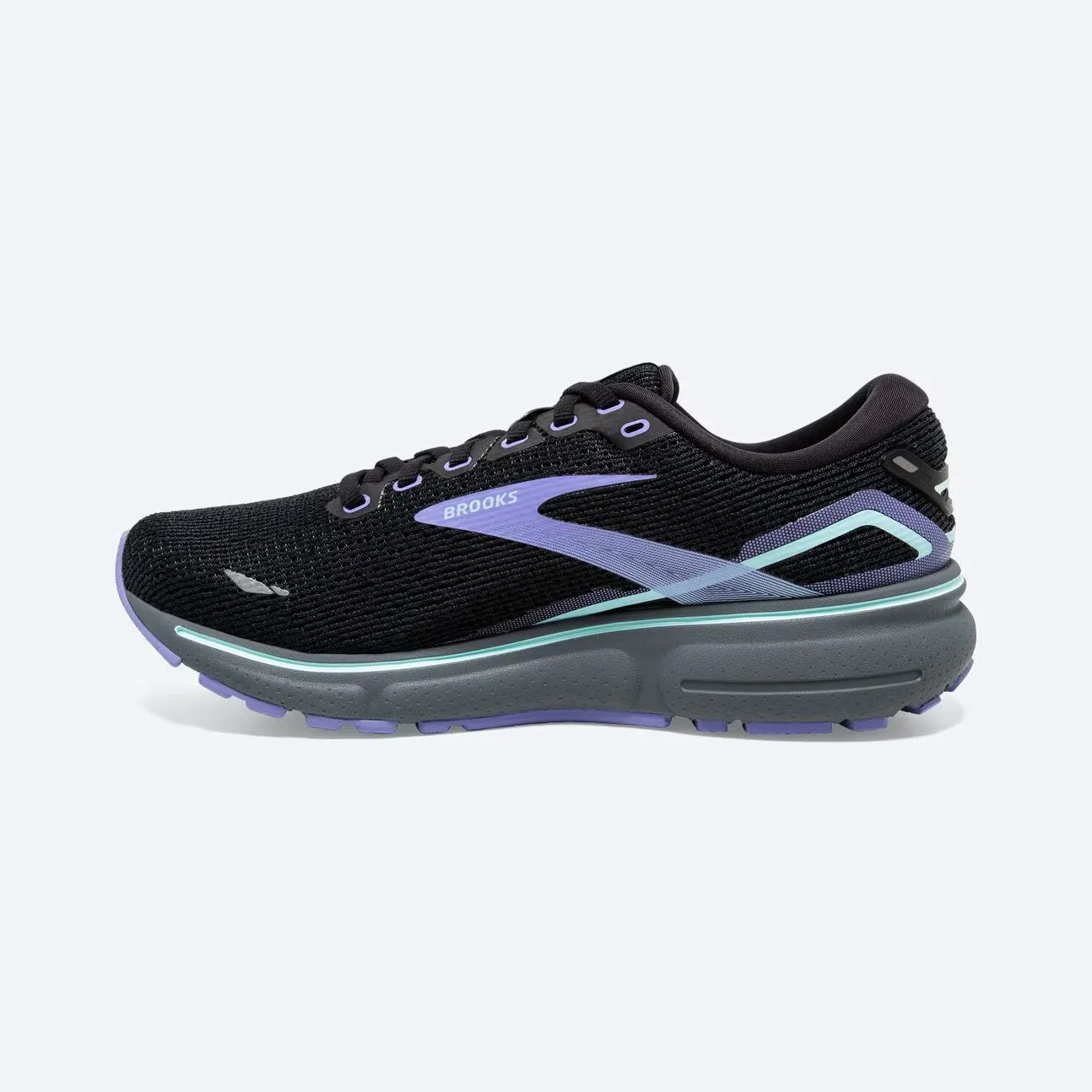 Brooks Women's Ghost 15 - Black/Jacaranda/Salt