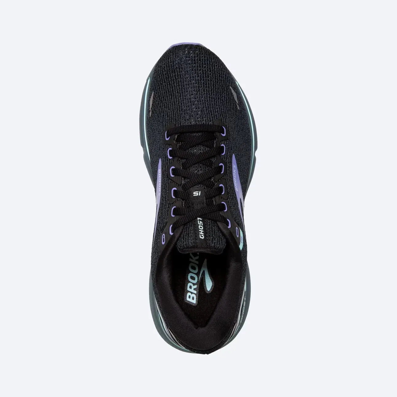 Brooks Women's Ghost 15 - Black/Jacaranda/Salt