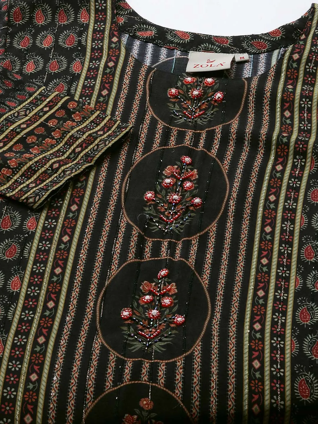 Brown Kurta For Women - Women Muslin Comfort Fit Kurta - Zola