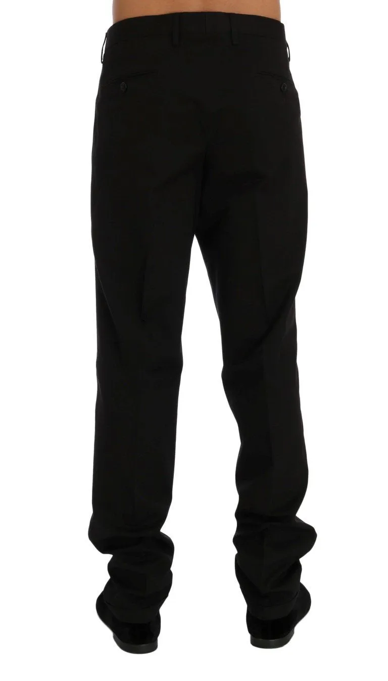 Brown Striped Dress Formal Pants