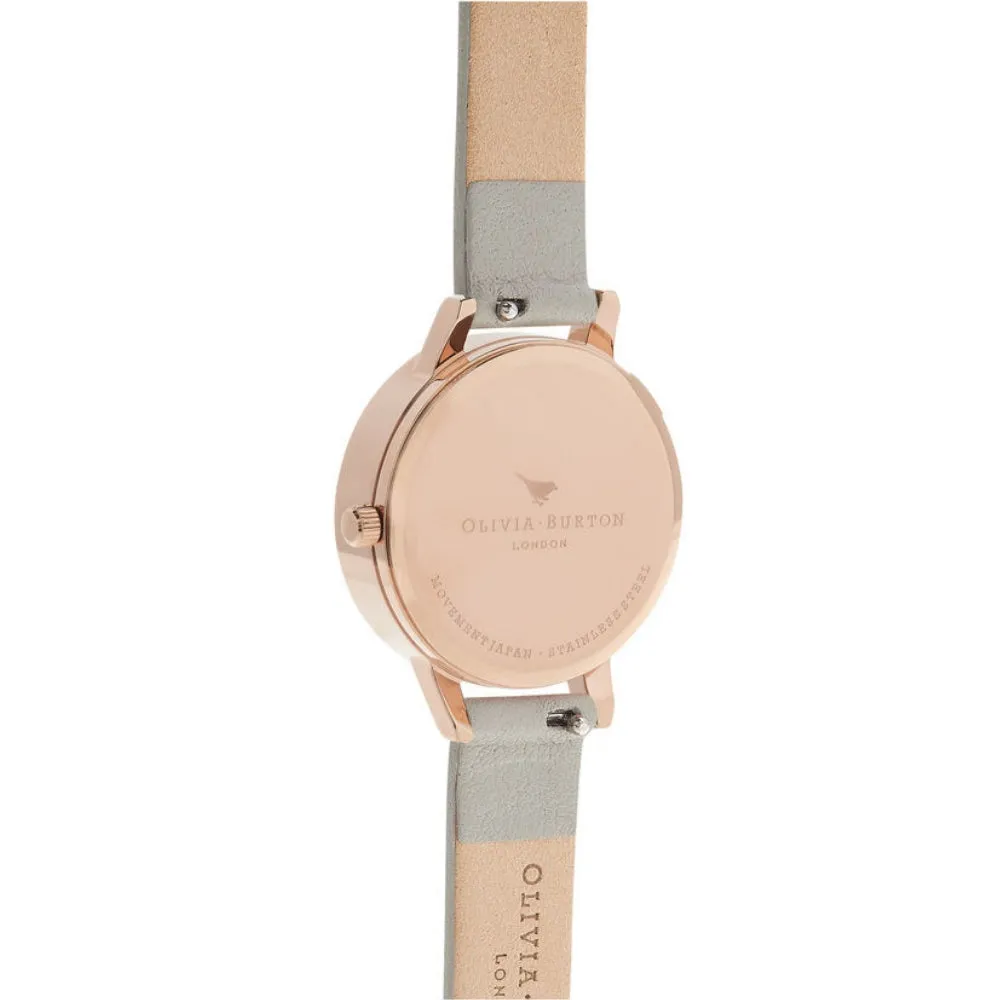 Busy Bees Grey and Rose Gold Watch