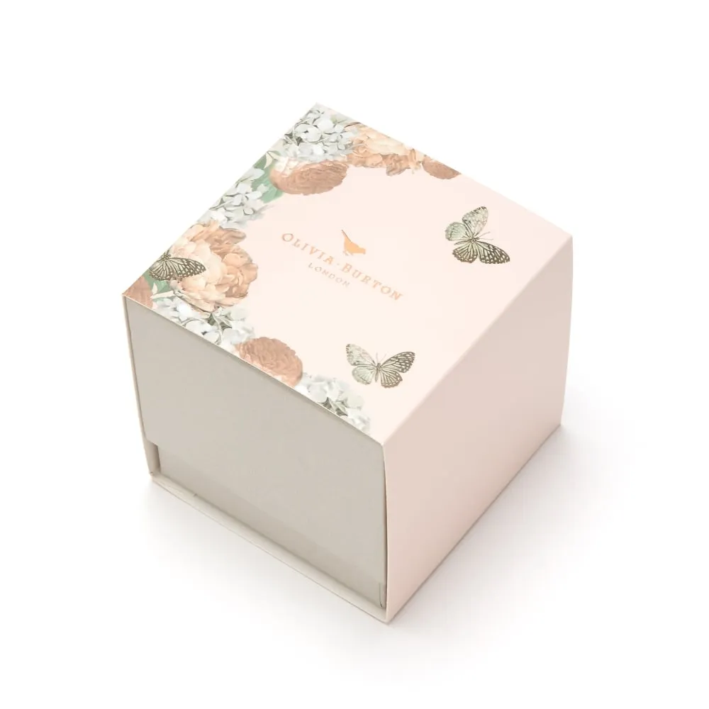 Busy Bees Midi Dial Rose Gold and Silver Mesh Watch