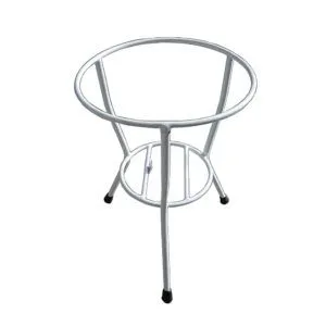 Camal No.104 White Flower Stand (11”W x 12”H)