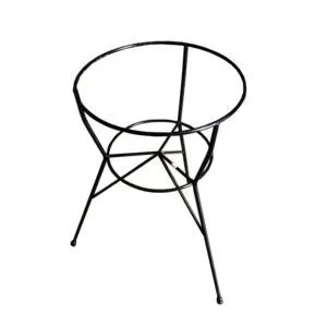 Camal No.108 Black Flower Stand (14.5”W x 23”H)