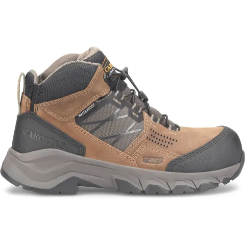 Carolina Men's Ironhide Comp Toe Waterproof Slip Resist Hiker Work Boot -Tan- CA5553