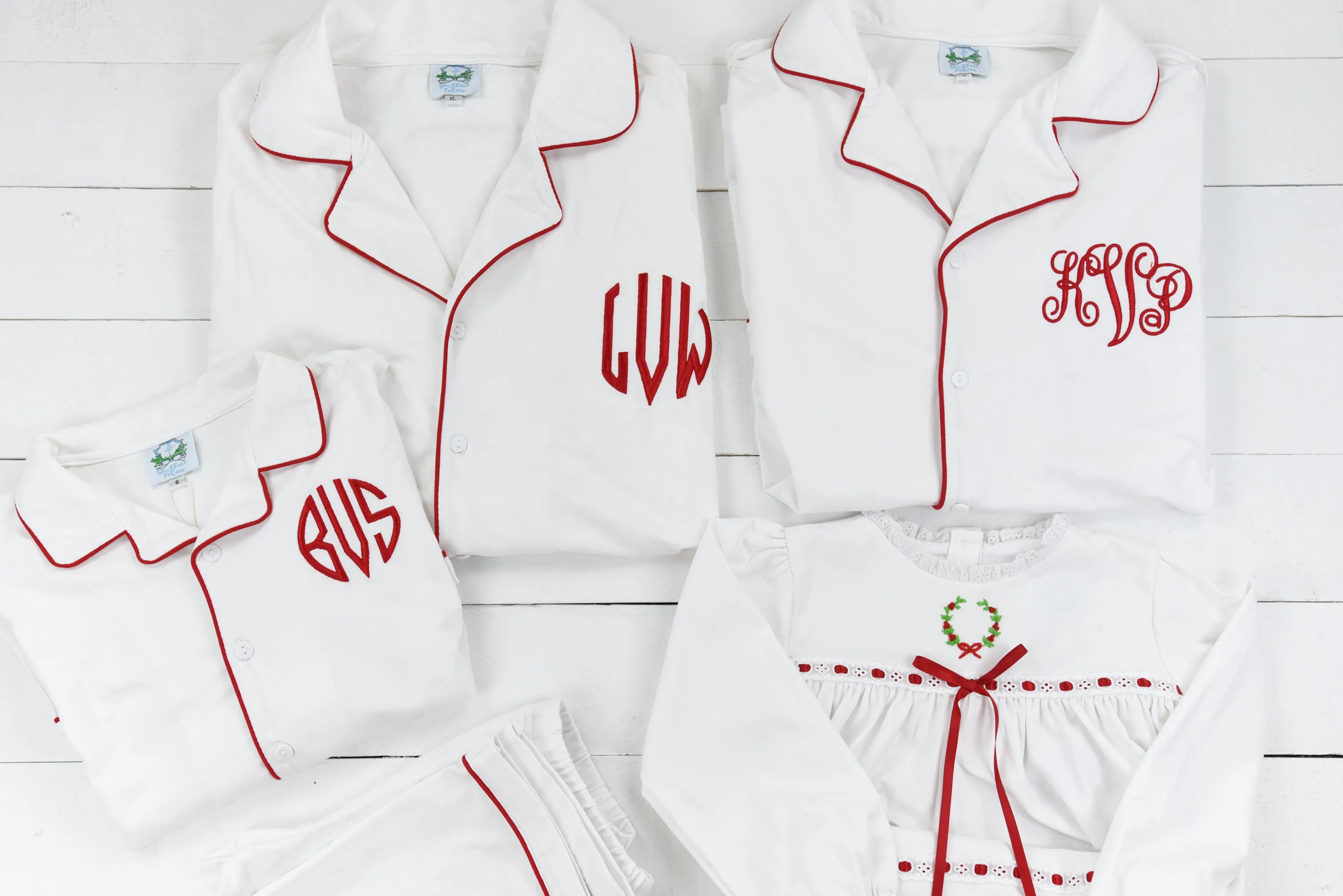 Classic White Adult Pajama