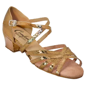 Comfort Strappy - Bronze Snake